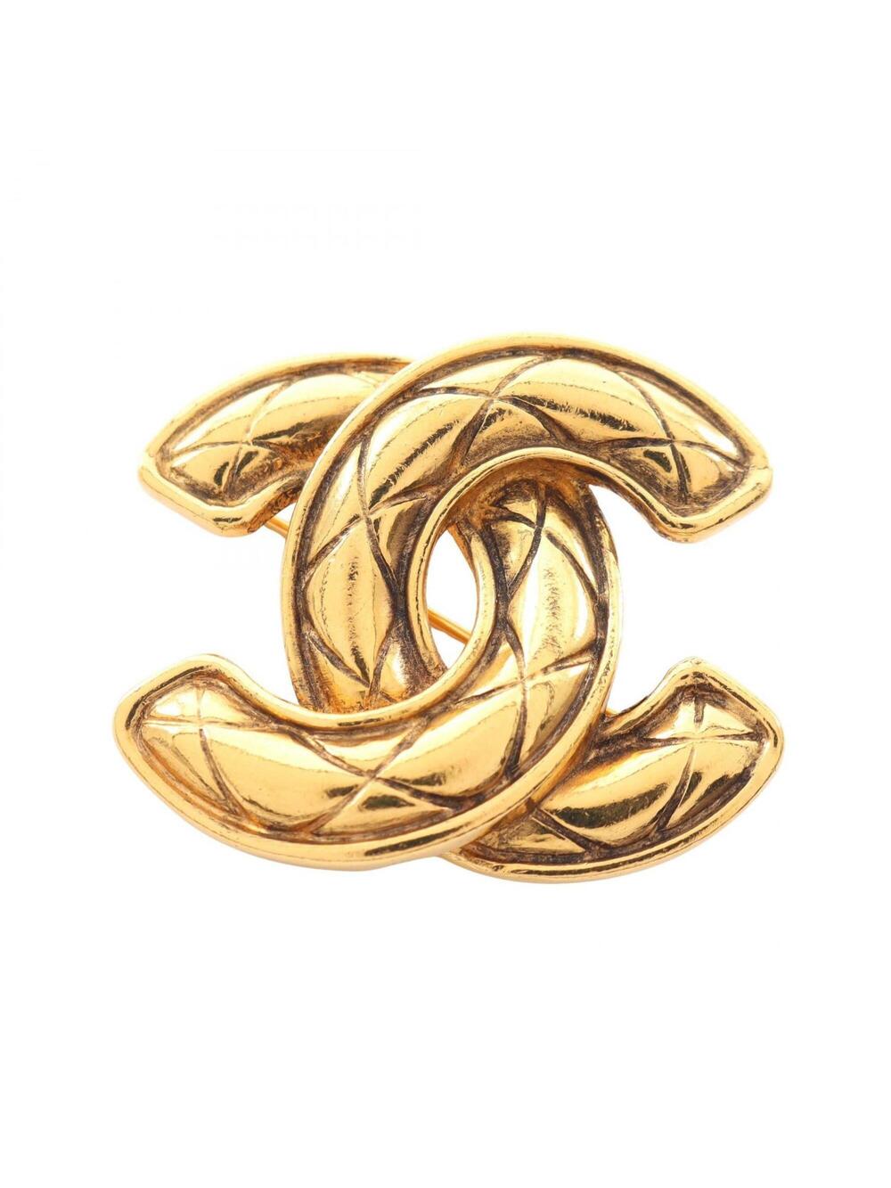 Chanel Cc Logo Brooch Metal #346994C11B